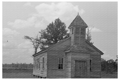 Vintage Church in Cruger Mississippi September 1938