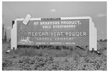 West Memphis Arkansas Sign Vintage Photo 1938