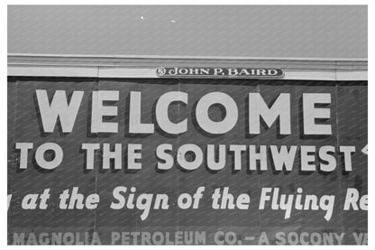 West Memphis Arkansas Sign September 1938 Vintage Photo