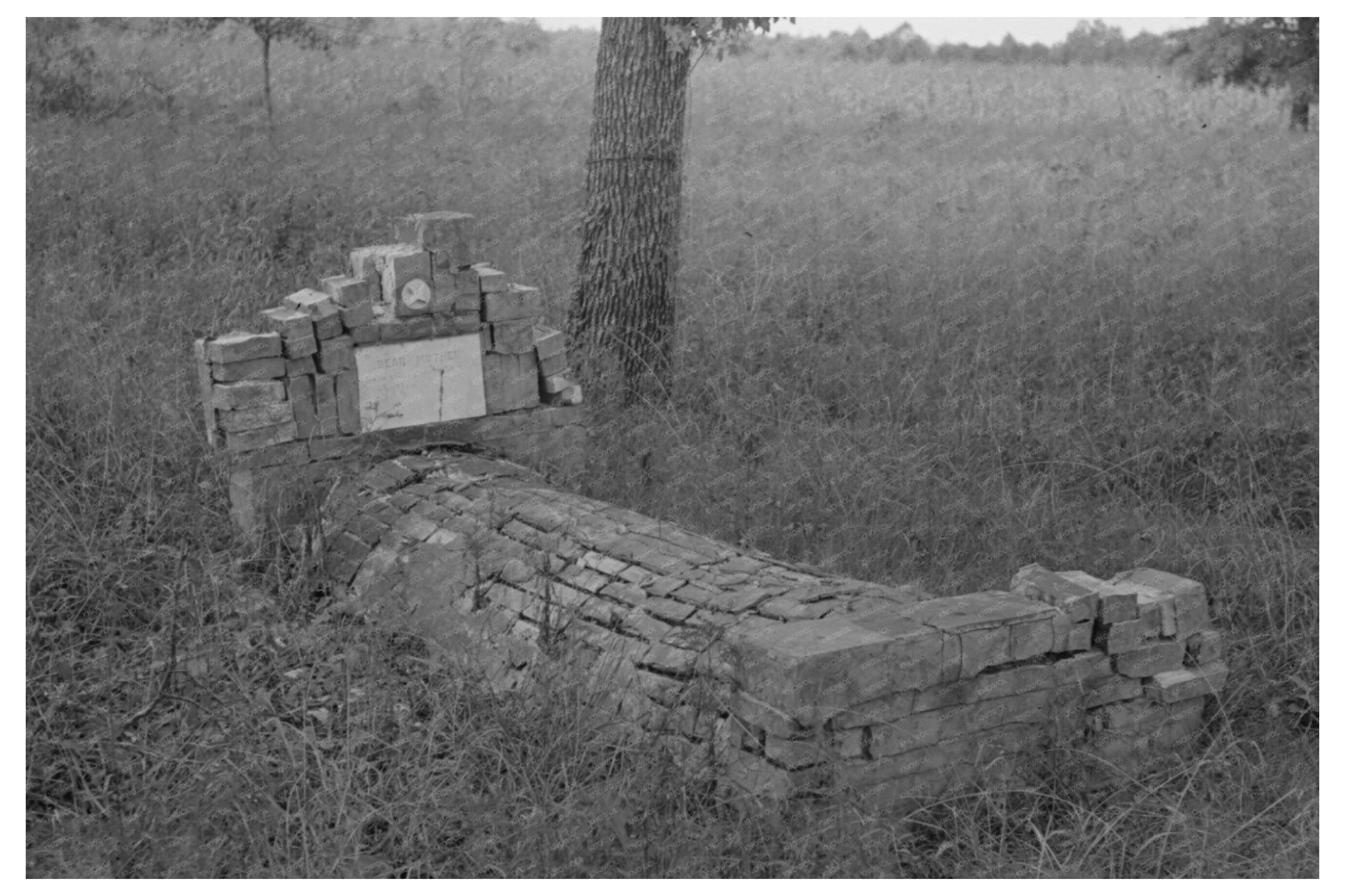 Vintage Grave Photo Cruger Mississippi September 1938