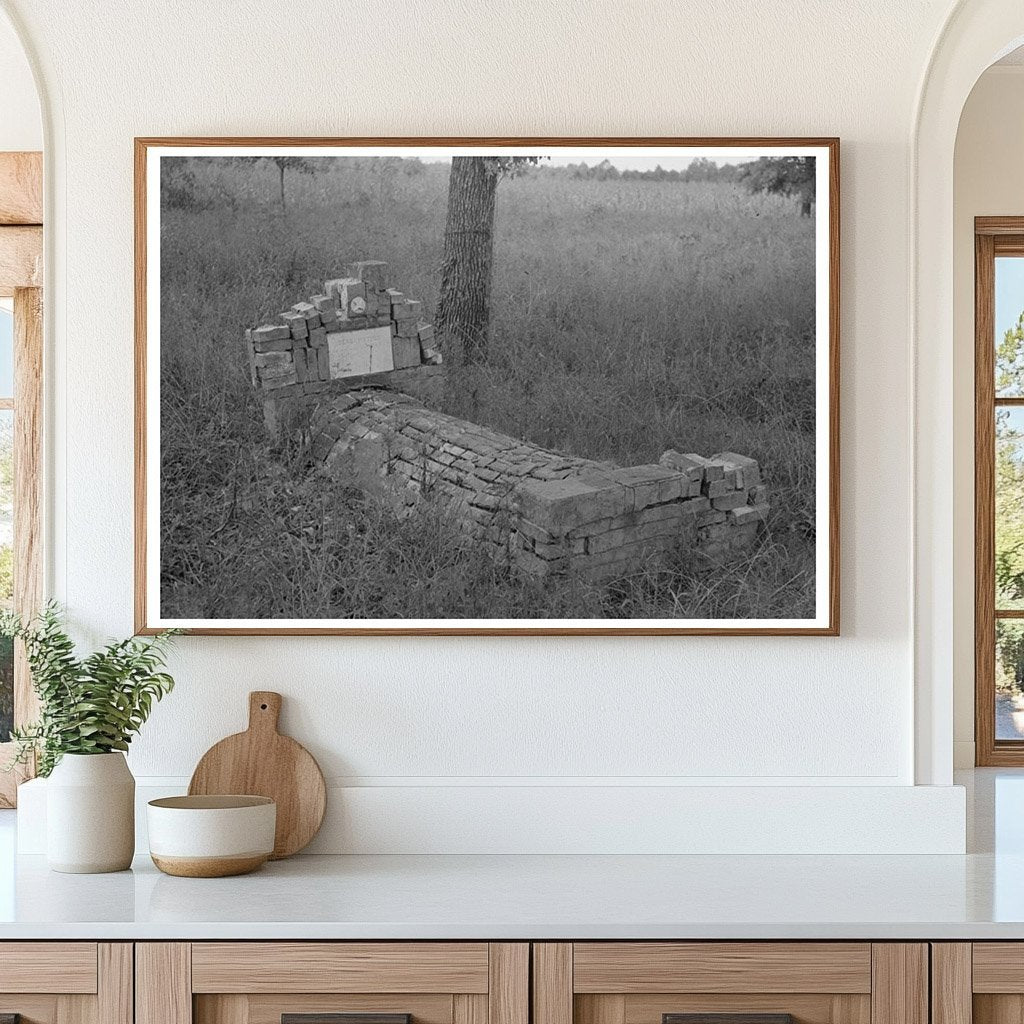 Vintage Grave Photo Cruger Mississippi September 1938