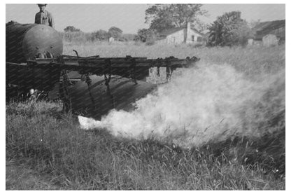 Weed Burner Operation in Jeanerette Louisiana 1938