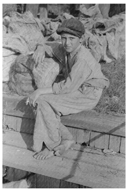 Oyster Fishermans Son in Olga Louisiana September 1938