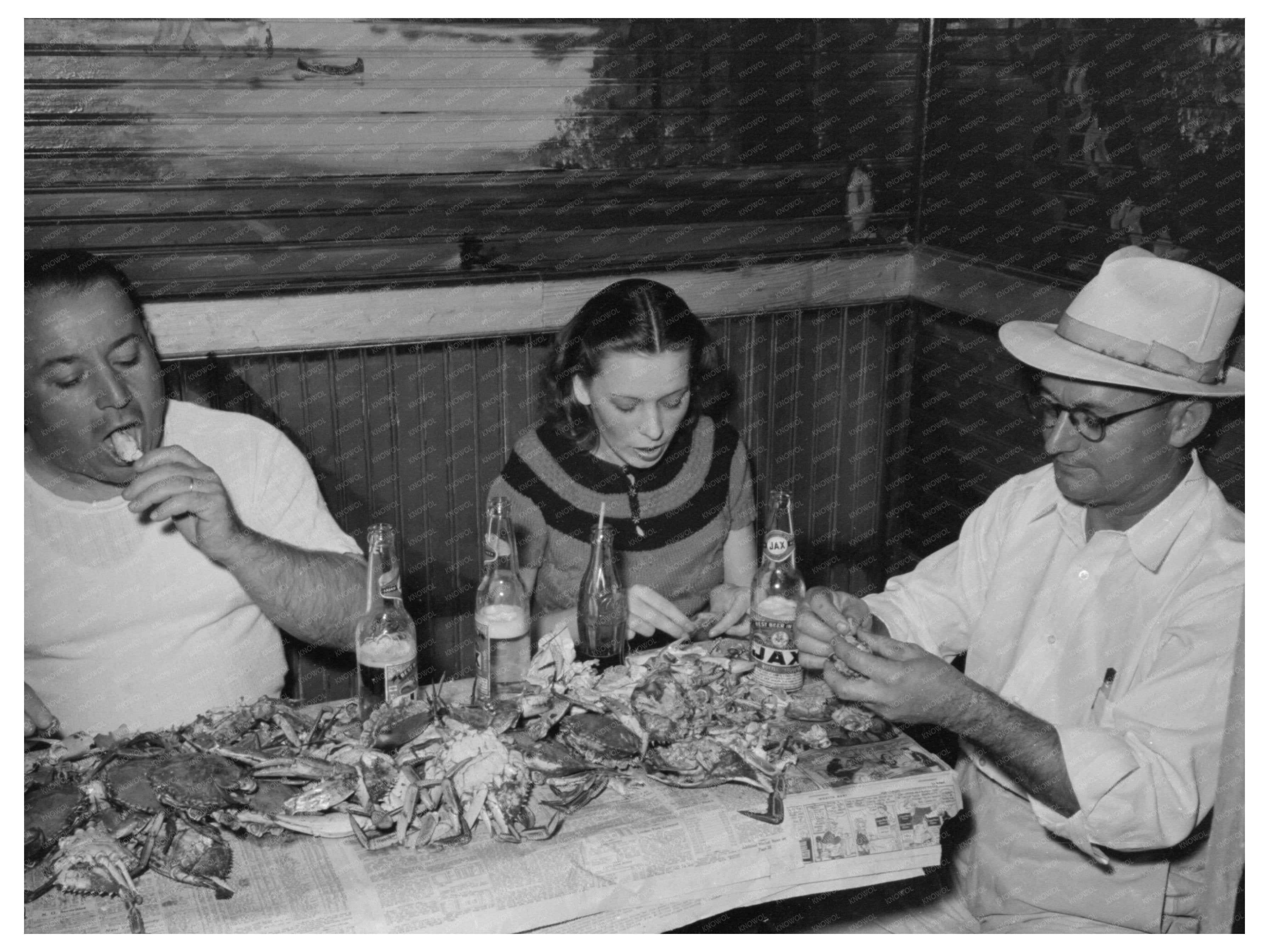 Raceland Louisiana Crab Boil Community Event 1938