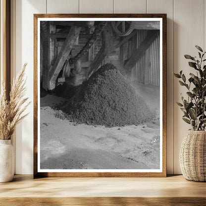 Rice Milling Byproducts Abbeville Louisiana 1938