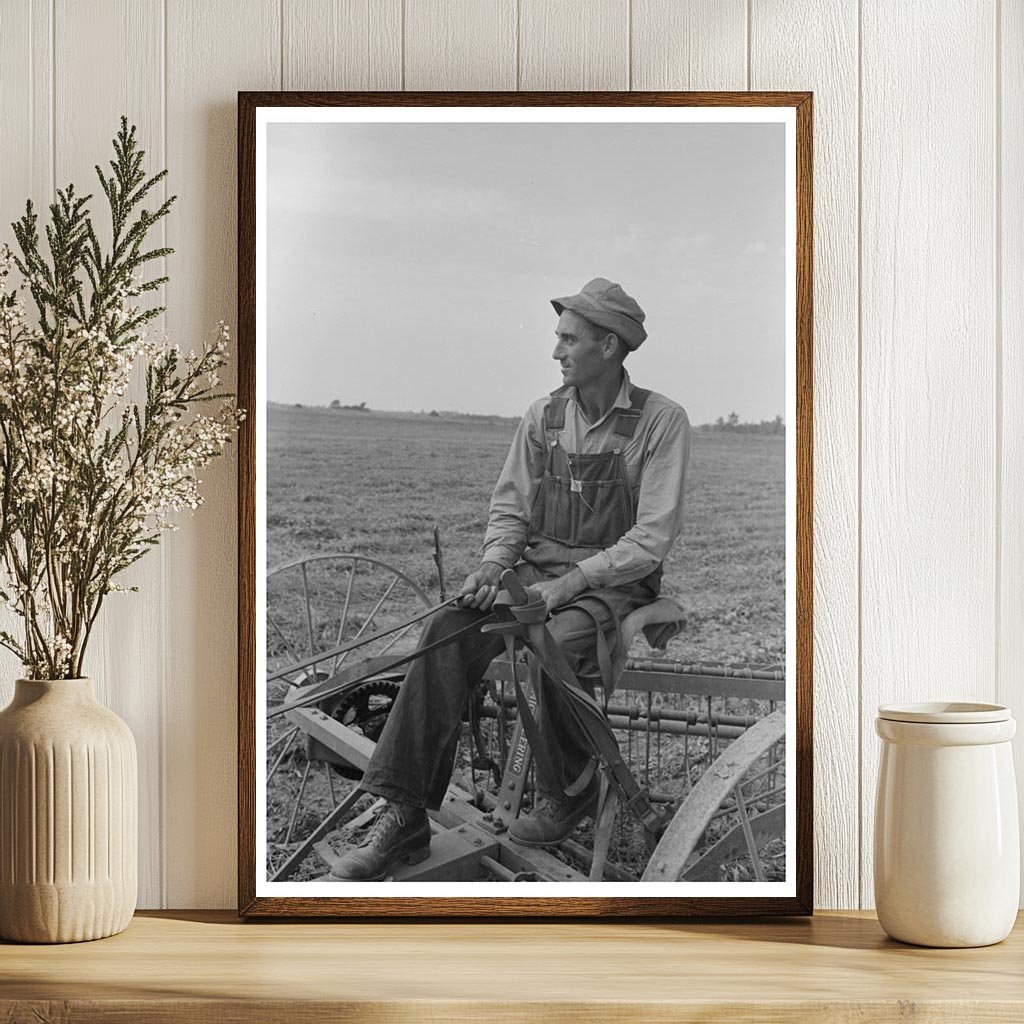 Raking Soybean Hay at Lake Dick Project Arkansas 1938