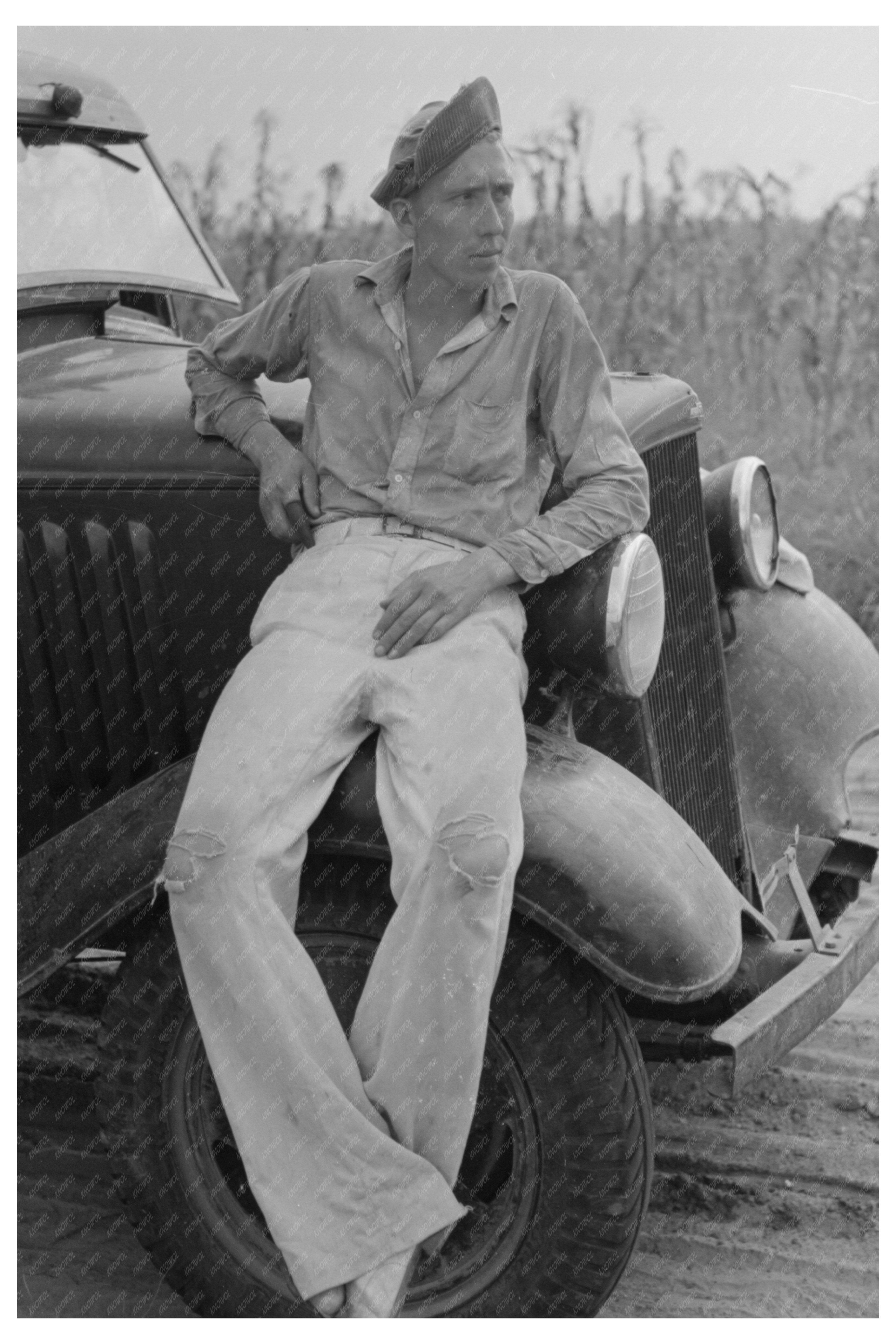 Farmer at Lake Dick Project Arkansas September 1938