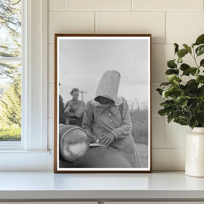 Woman Picking Cotton in Arkansas September 1938