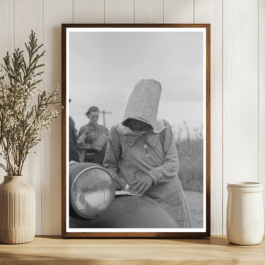 Woman Picking Cotton in Arkansas September 1938