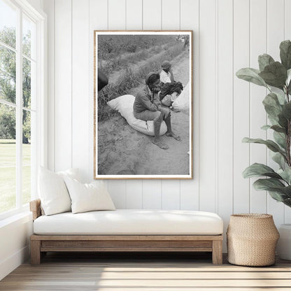 Cotton Pickers Resting Arkansas September 1938