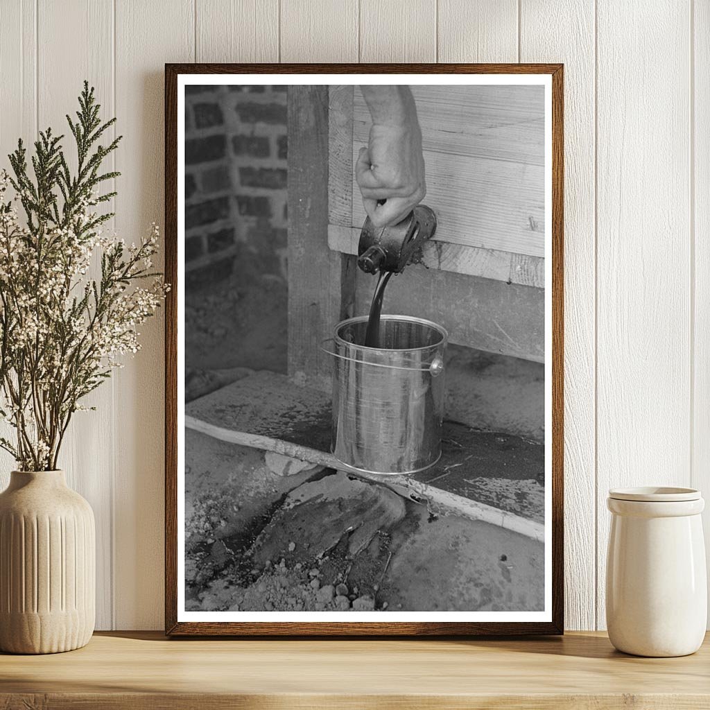 Sorghum Mill in Lake Dick Arkansas 1938 Vintage Photo