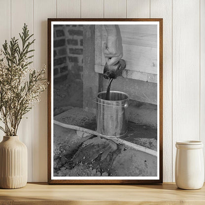 Sorghum Mill in Lake Dick Arkansas 1938 Vintage Photo