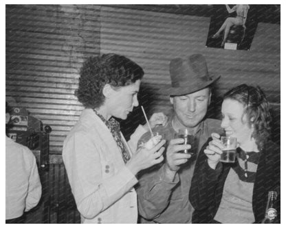 Raceland Louisiana Saloon Scene September 1938