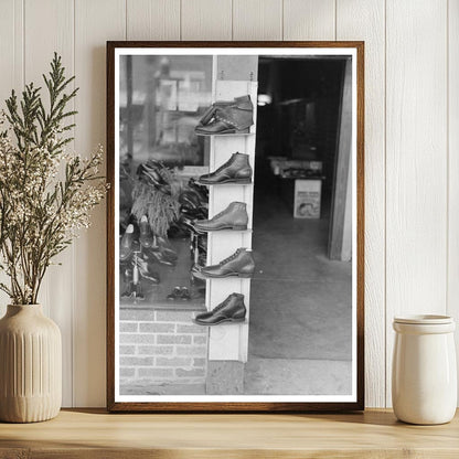 Vintage Shoe Display Crowley Louisiana October 1938