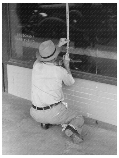 Sign Painter at National Rice Festival Crowley Louisiana 1938