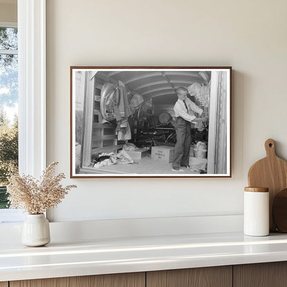 Truck Interior for Band Instruments Crowley Louisiana 1938