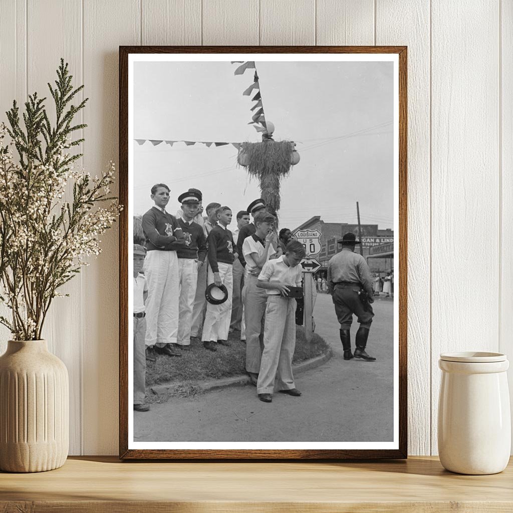 Highway Direction Markers Crowley Louisiana 1938