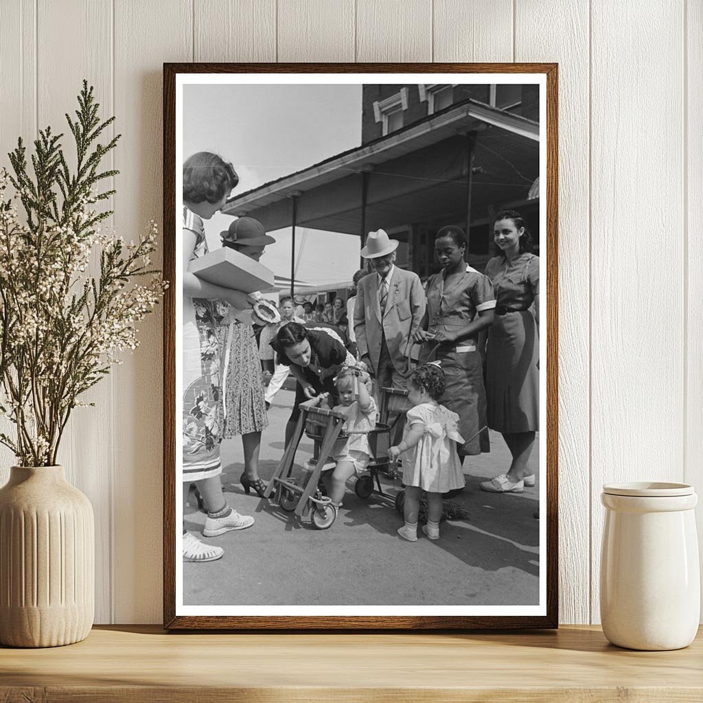 Vintage 1938 National Rice Festival Crowley Louisiana Image