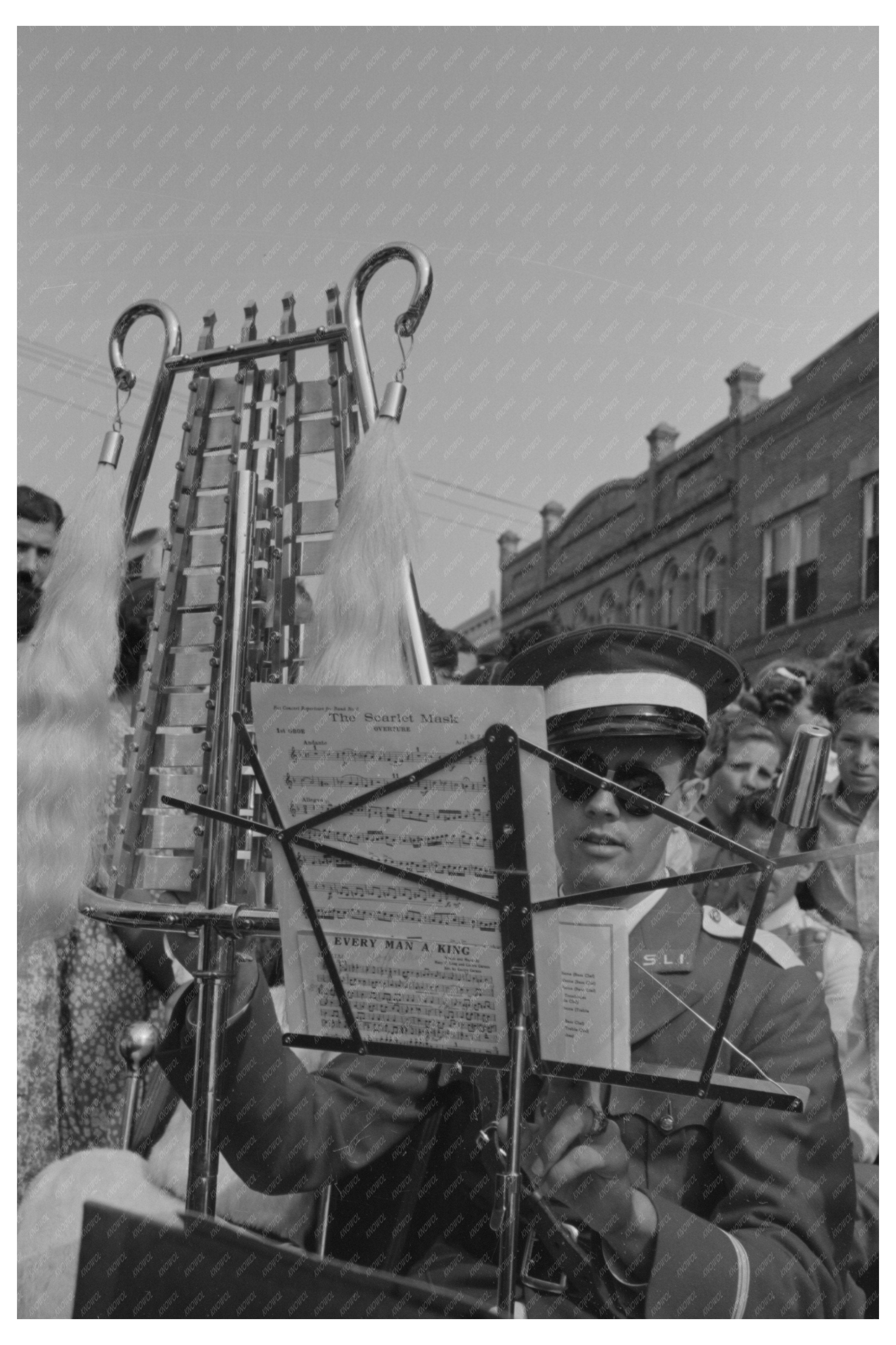 Southwestern University Band Member at National Rice Festival 1938