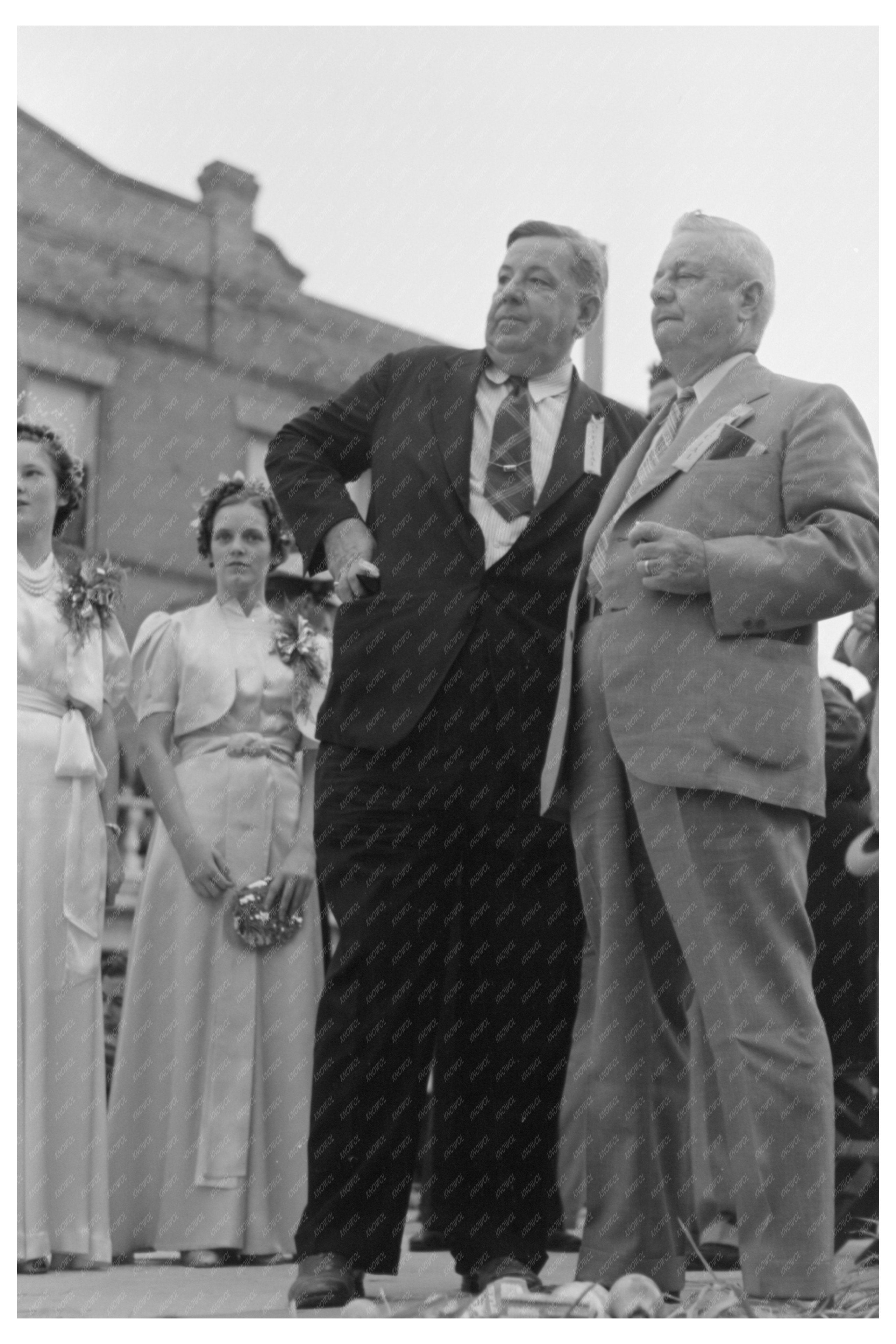 National Rice Festival Judges Select Queen Crowley 1938