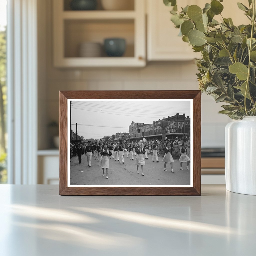 Vintage Photograph National Rice Festival Crowley Louisiana 1938