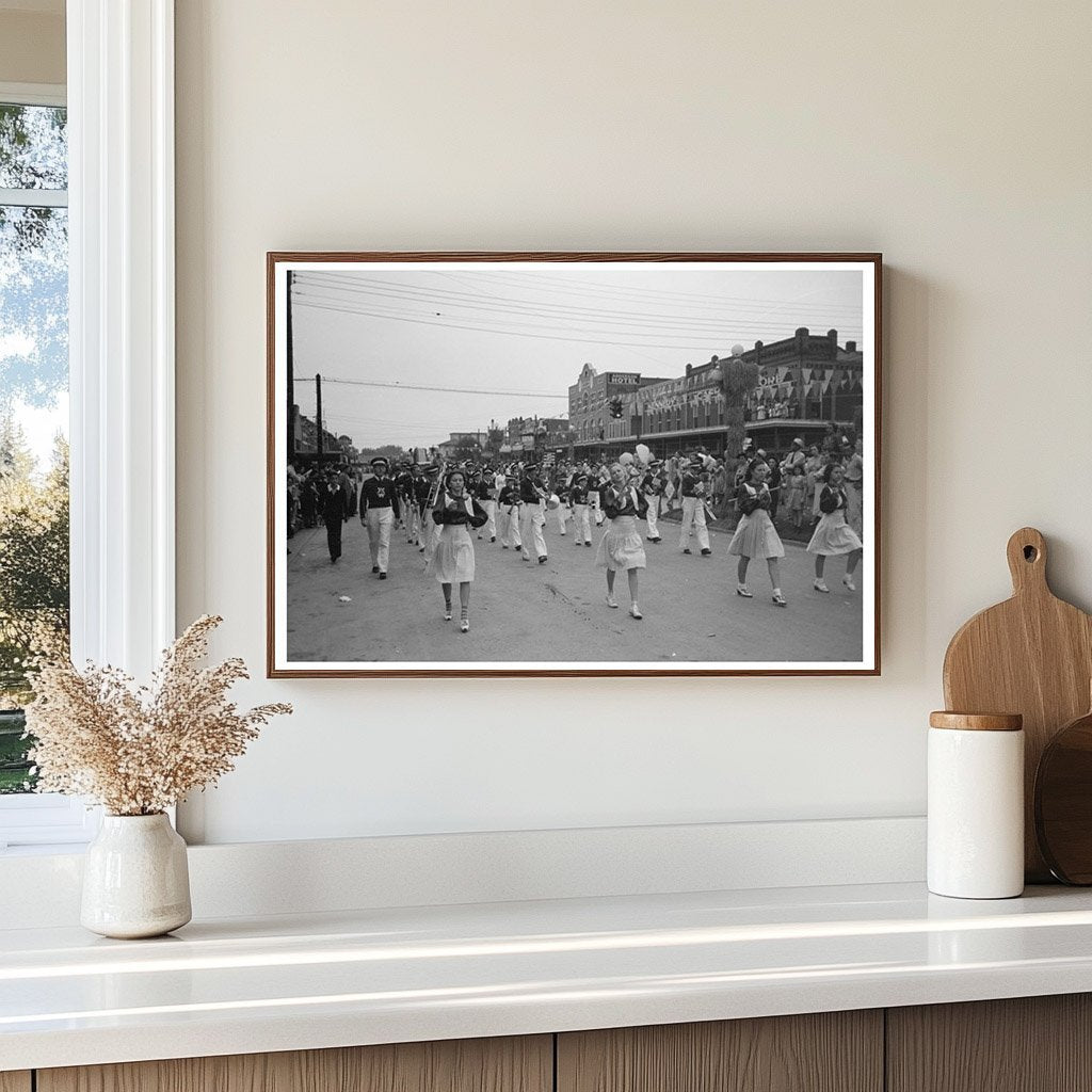 Vintage Photograph National Rice Festival Crowley Louisiana 1938