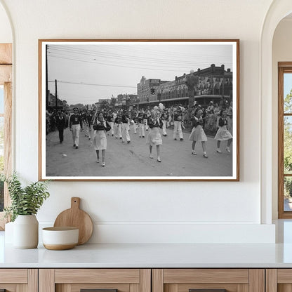 Vintage Photograph National Rice Festival Crowley Louisiana 1938