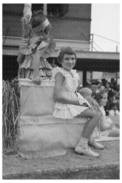 National Rice Festival Parade Float Crowley Louisiana 1938