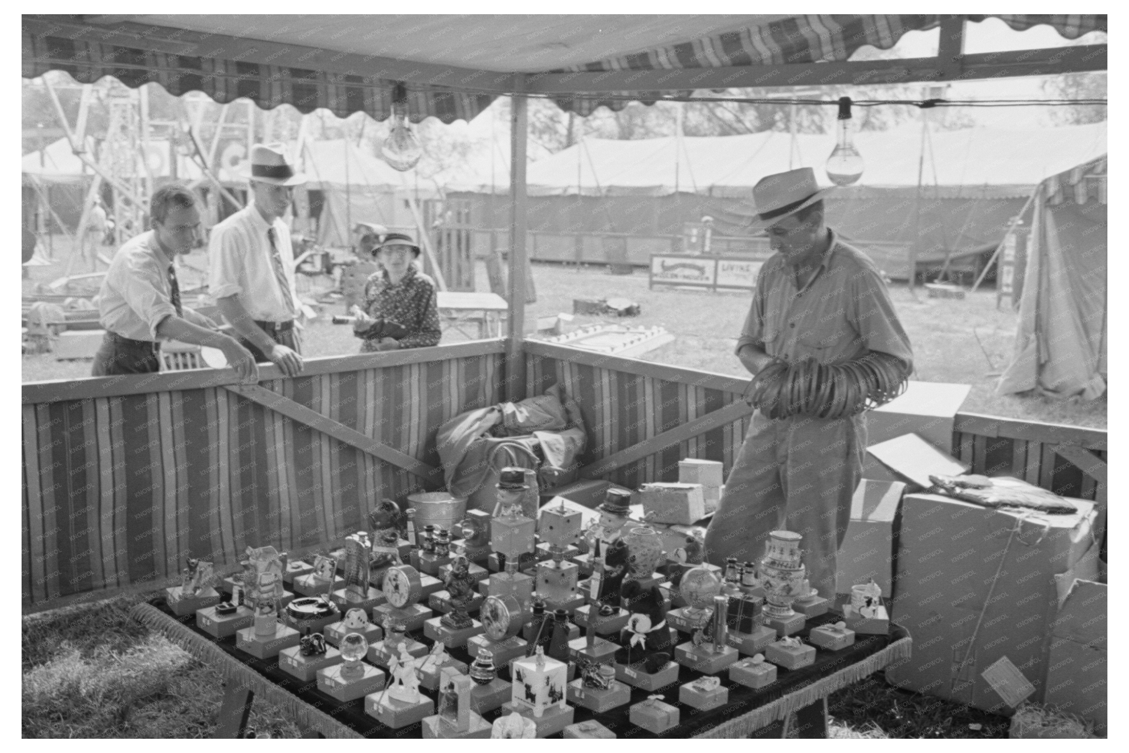 Vintage Concession Stand at Louisiana State Fair 1938