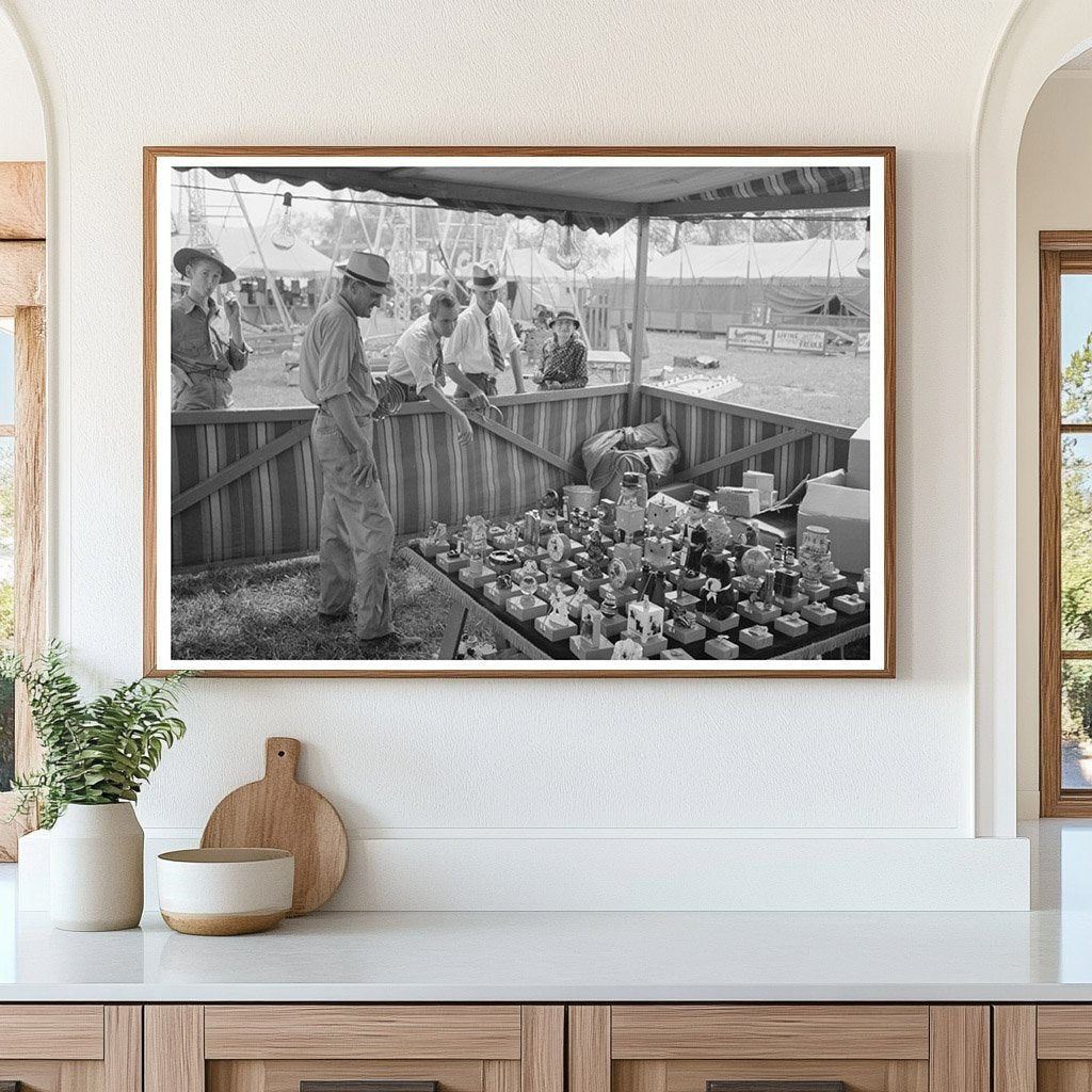 Vintage State Fair Ring Toss in Donaldsonville 1938