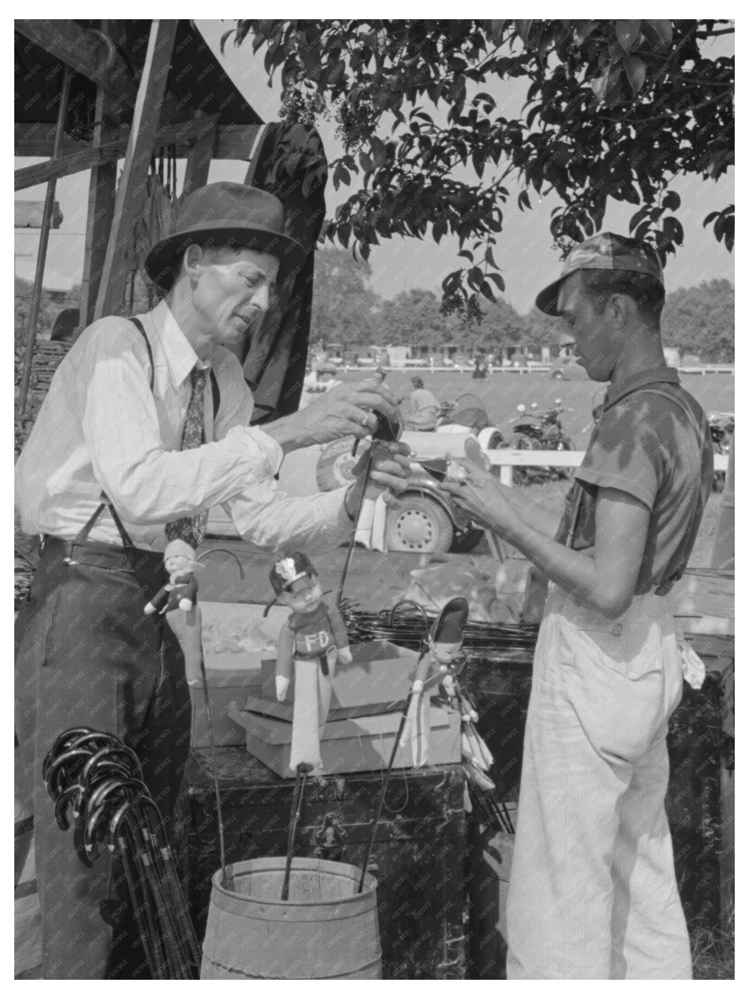 Concessionaire at 1938 Louisiana State Fair