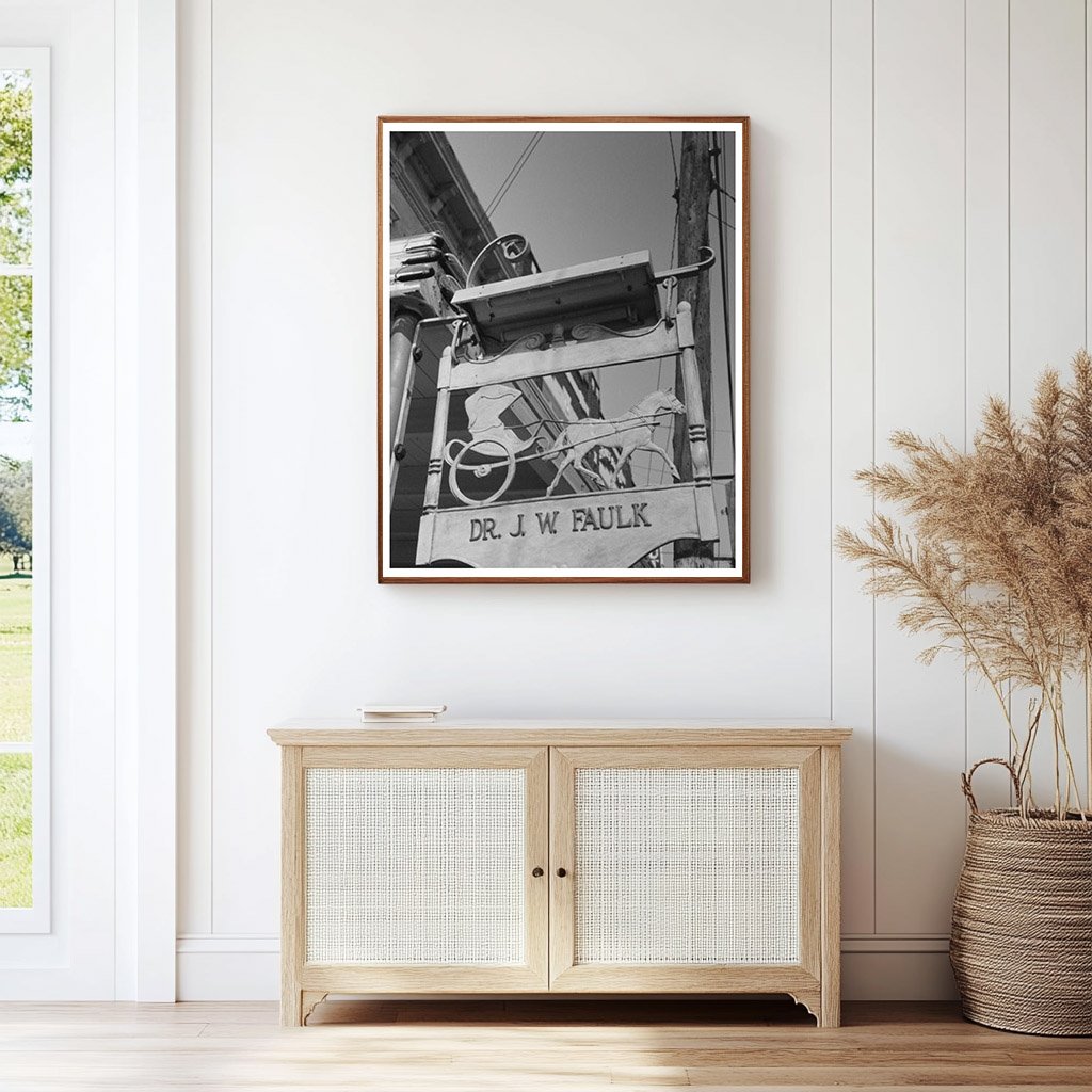 Doctors Office Sign Crowley Louisiana November 1938