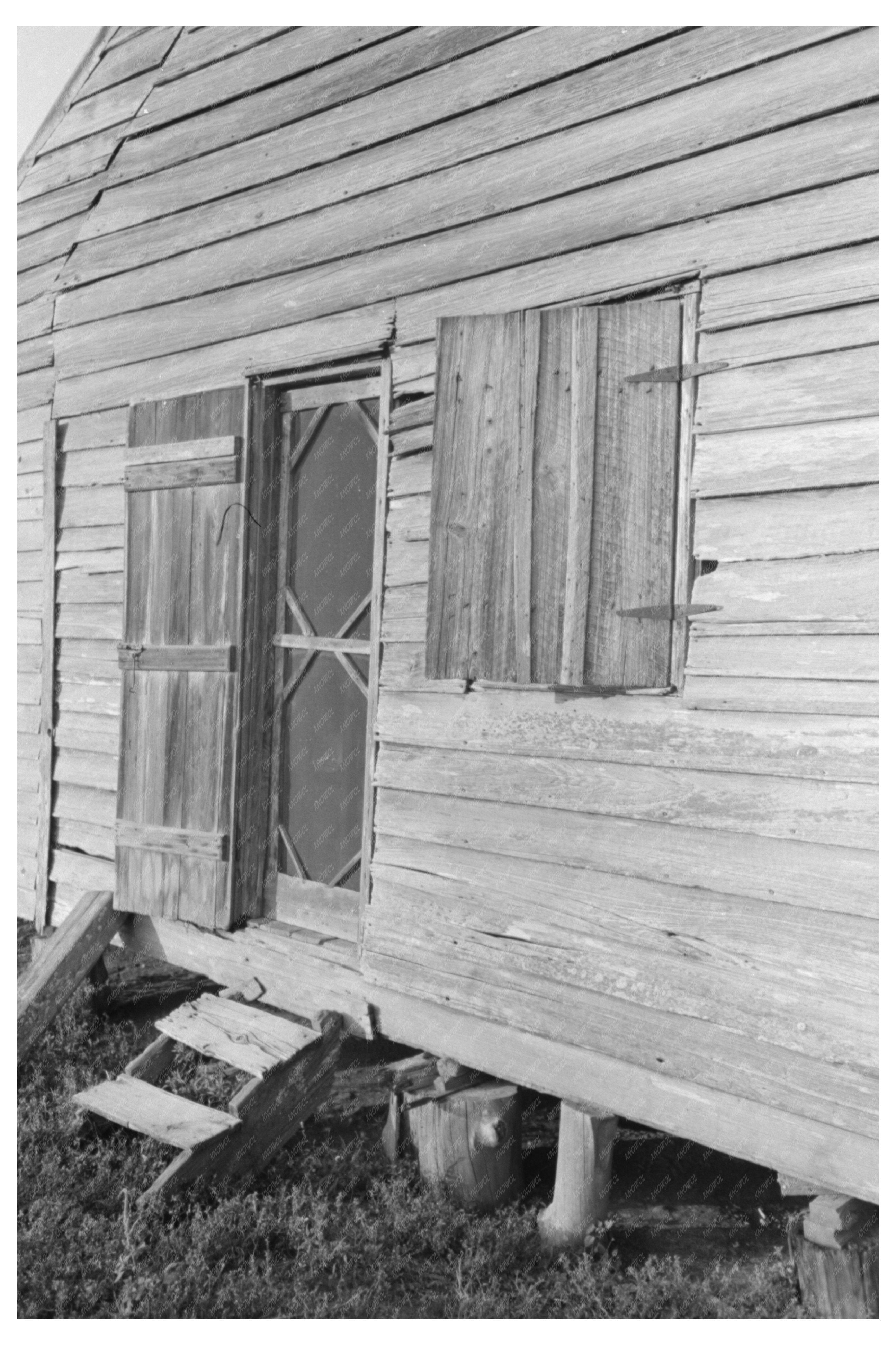 Cajun Couple in Century-Old House Crowley Louisiana 1938