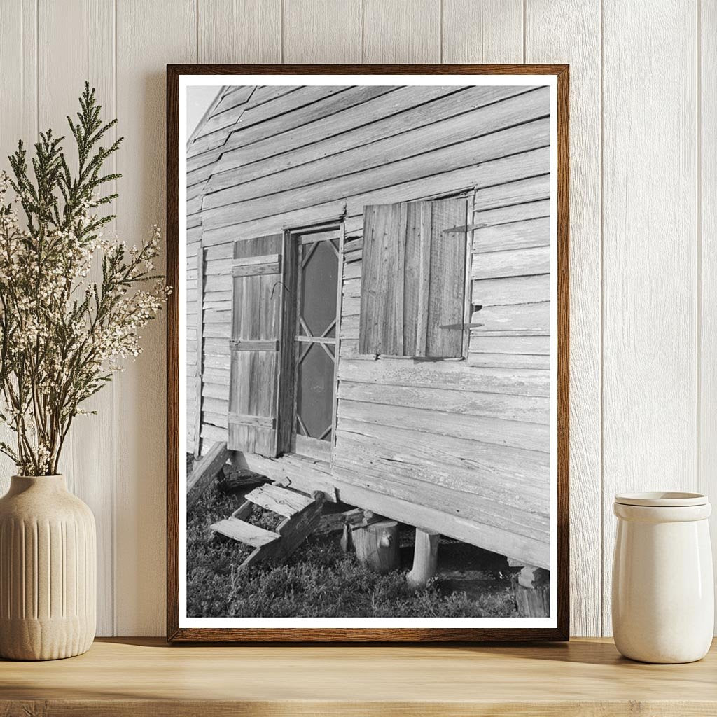 Cajun Couple in Century-Old House Crowley Louisiana 1938