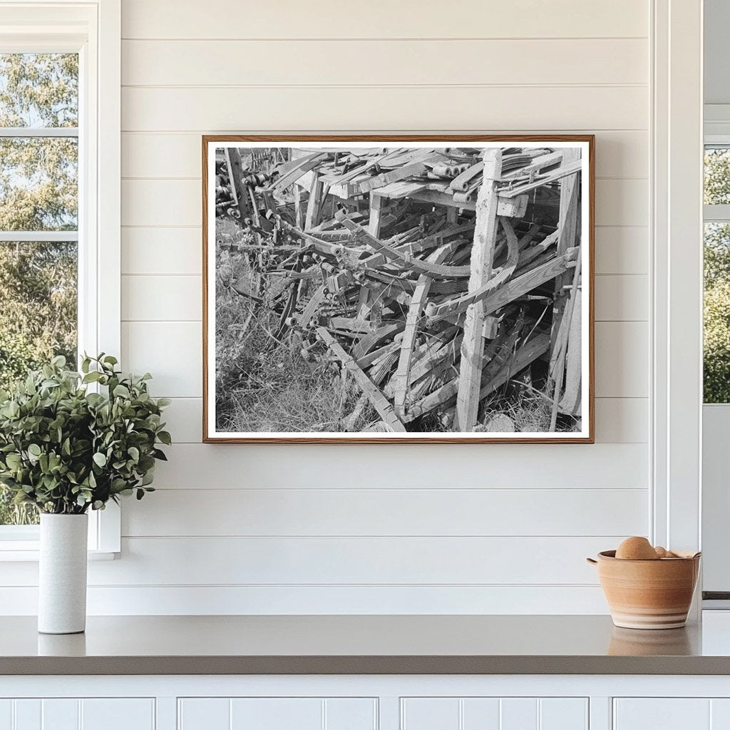 Automobile Springs in Junkyard Abbeville Louisiana 1938