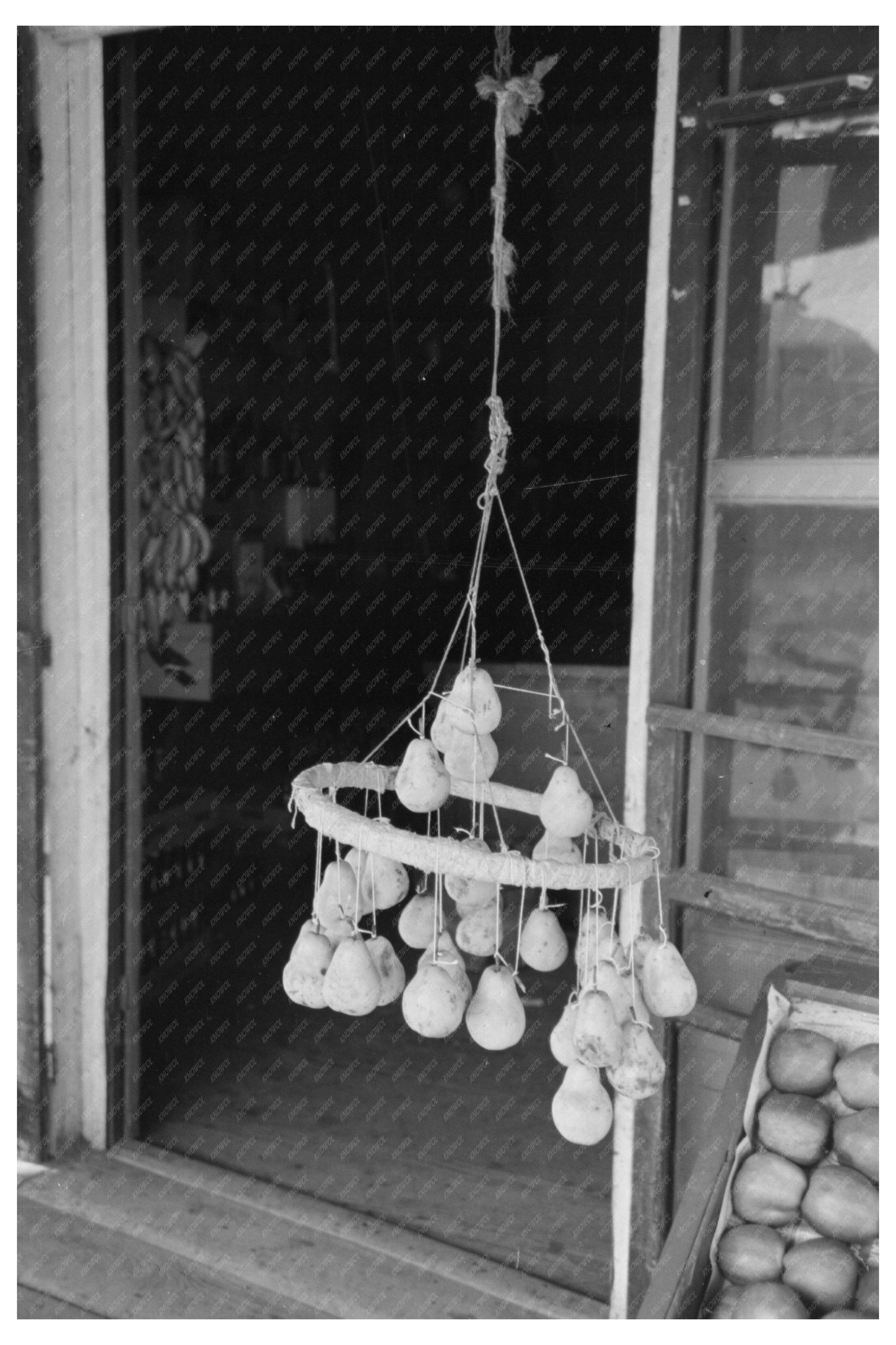 Pears Suspended for Preservation November 1938 New Iberia