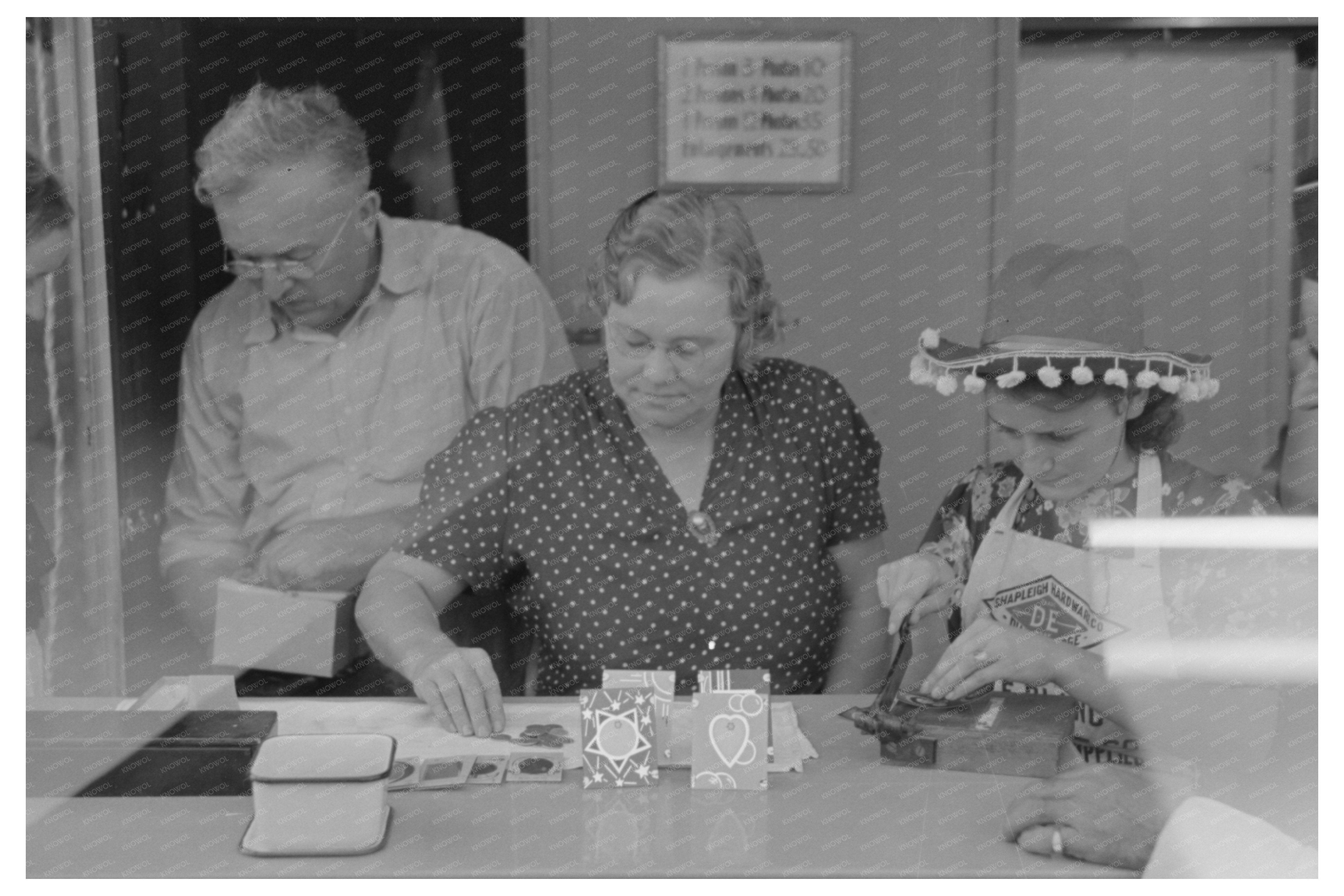 Vintage Photographers Stand at Donaldsonville Fair 1938