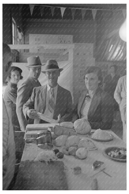 Women Observing Vegetable Shredder at Louisiana Fair 1938