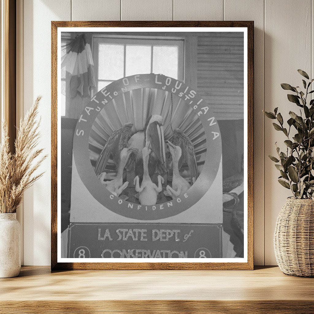 Couple at State Fair Exhibit Louisiana November 1938