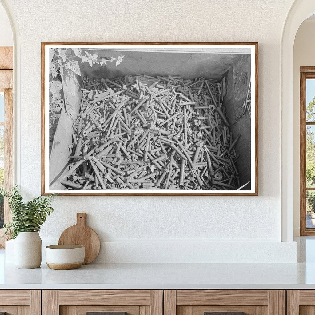 Vintage Junkyard Photo Abbeville Louisiana 1938