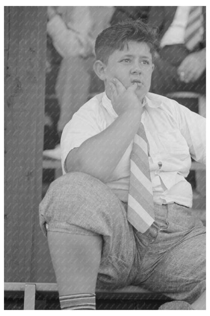 Young Boy at Louisiana State Fair November 1938