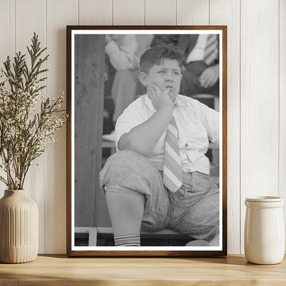 Young Boy at Louisiana State Fair November 1938