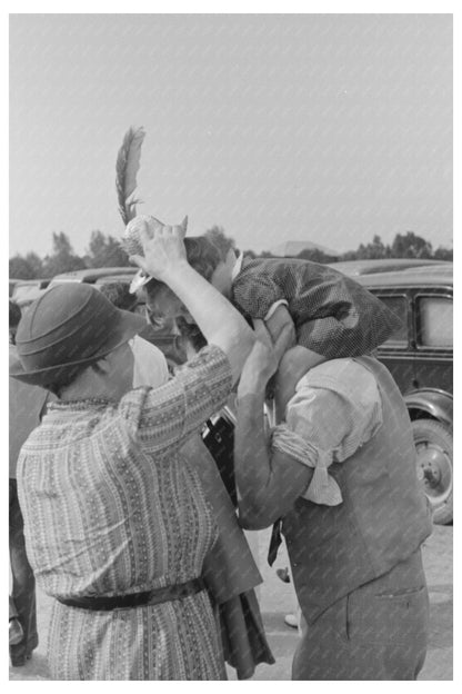 Donaldsonville Louisiana State Fair Scene November 1938