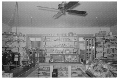 Vintage 1938 Interior of Pilottown Louisiana General Store