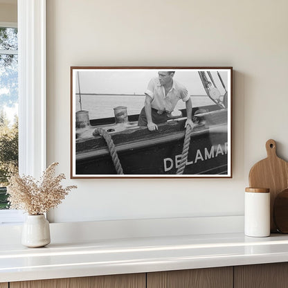 Tugboat Deck Hand in Burrwood Louisiana September 1938