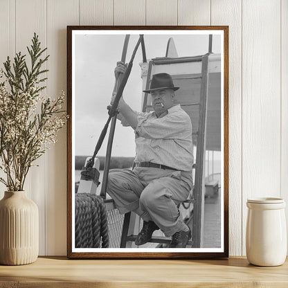 First Mate on El Rito Packet Boat New Orleans 1938