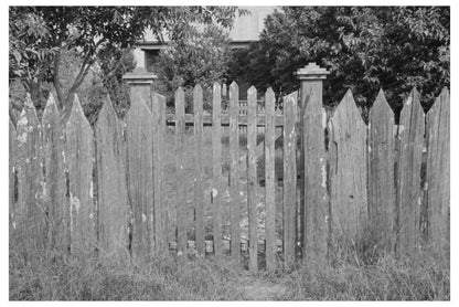 Vintage Gate and Fence in Paulina Louisiana 1938