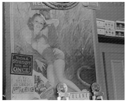 Country Store Sign Vacherie Louisiana September 1938