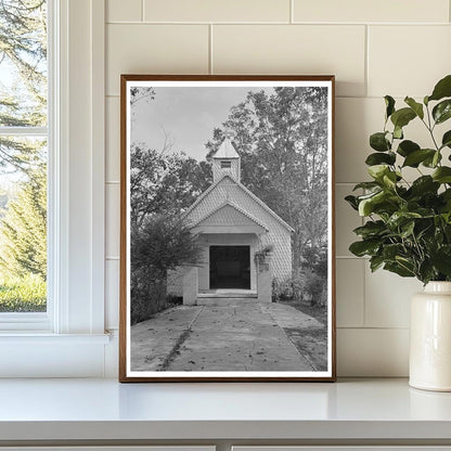 Vintage Chapel Near Donaldsonville Louisiana 1938