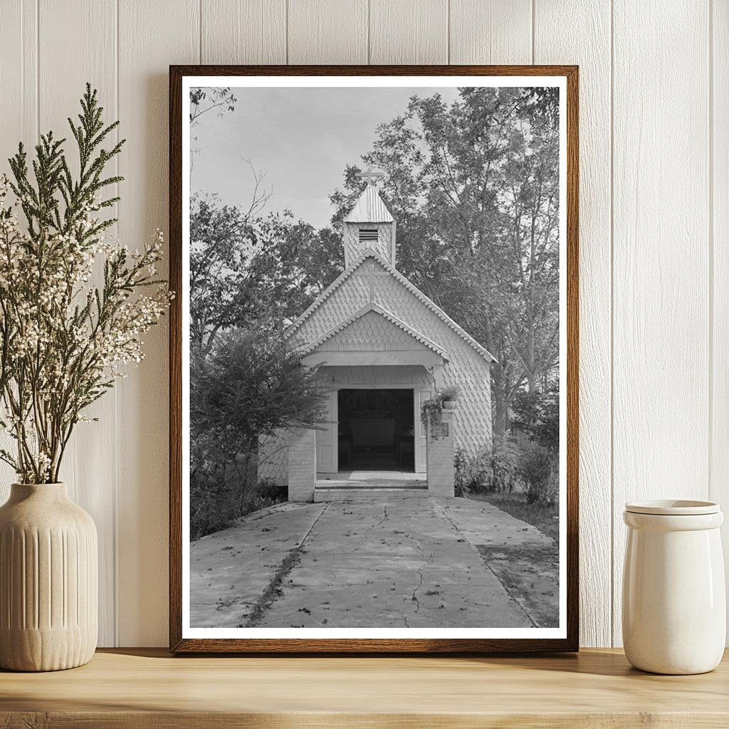 Vintage Chapel Near Donaldsonville Louisiana 1938